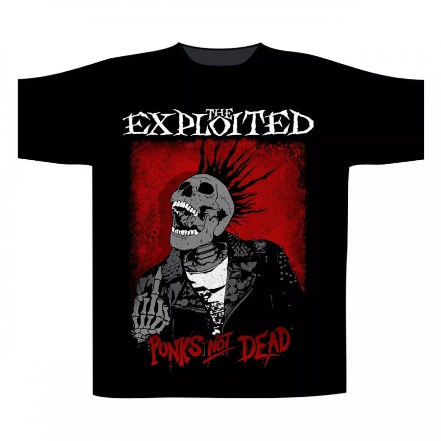 The Exploited 'Splatter / Punks Not Dead' T T-Shirt