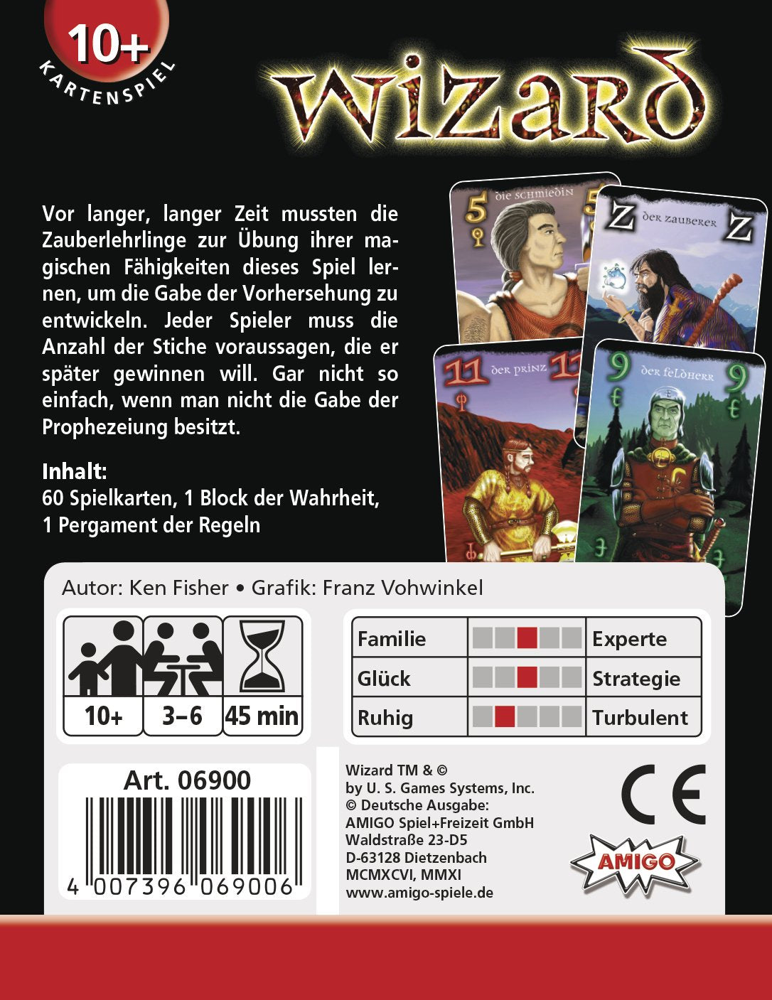 Amigo 06900 - Wizard - Kartenspiel