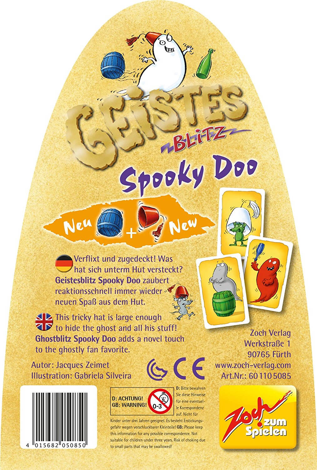 Zoch Verlag - Geistesblitz Spooky Doo - Kartenspiel in der Metalldose