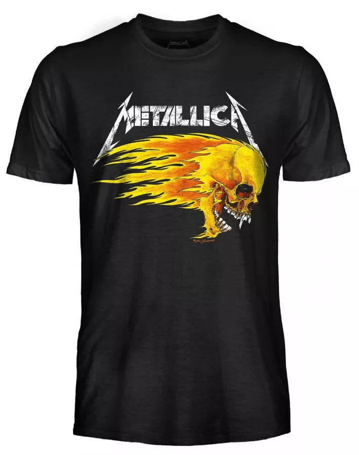 Metallica Flaming Skull T-Shirt