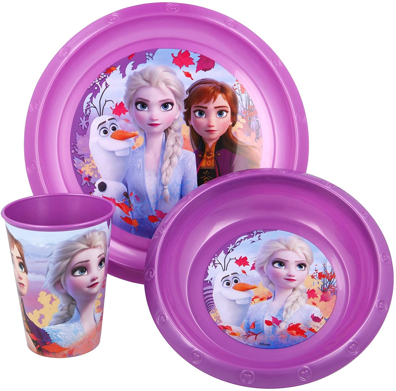 Disney Frozen 2/ Die Eiskönigin 2 - 3 -teiliges Geschirrset