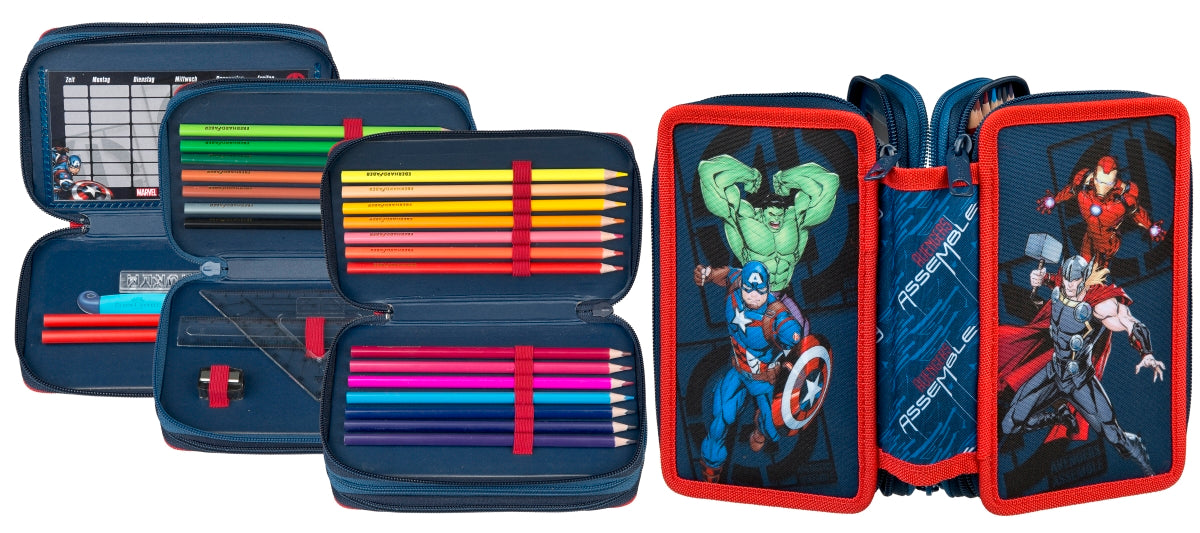 Avengers - Tripledecker, gefülltes Schüleretui