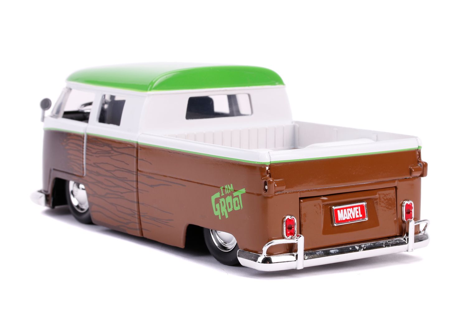 Jada Toys 253225013 - Marvel Guardians of the Galaxy 1962 VW Bus 1, 1:24 - Modellauto