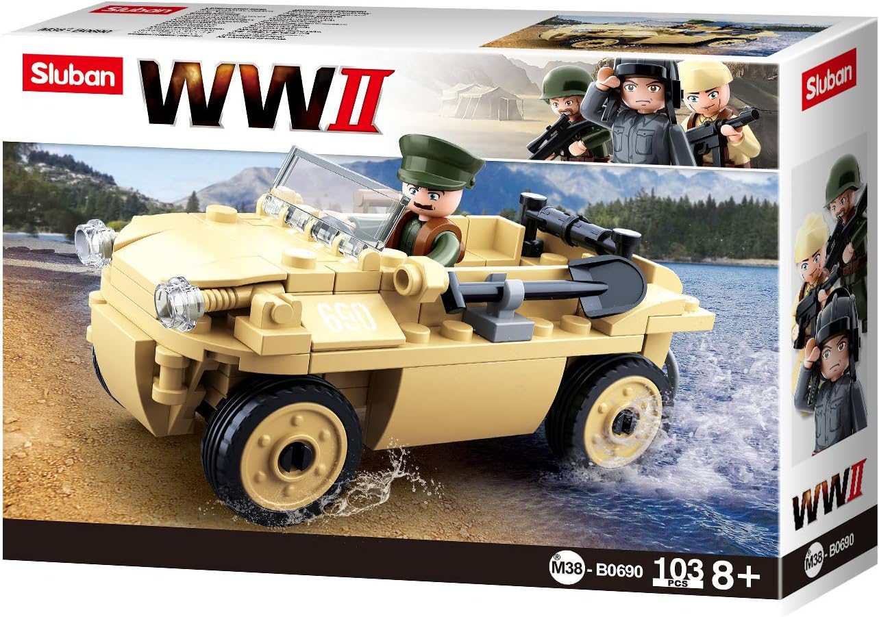 Sluban M38-B0690 - Army WWII - Amphibienfahrzeug