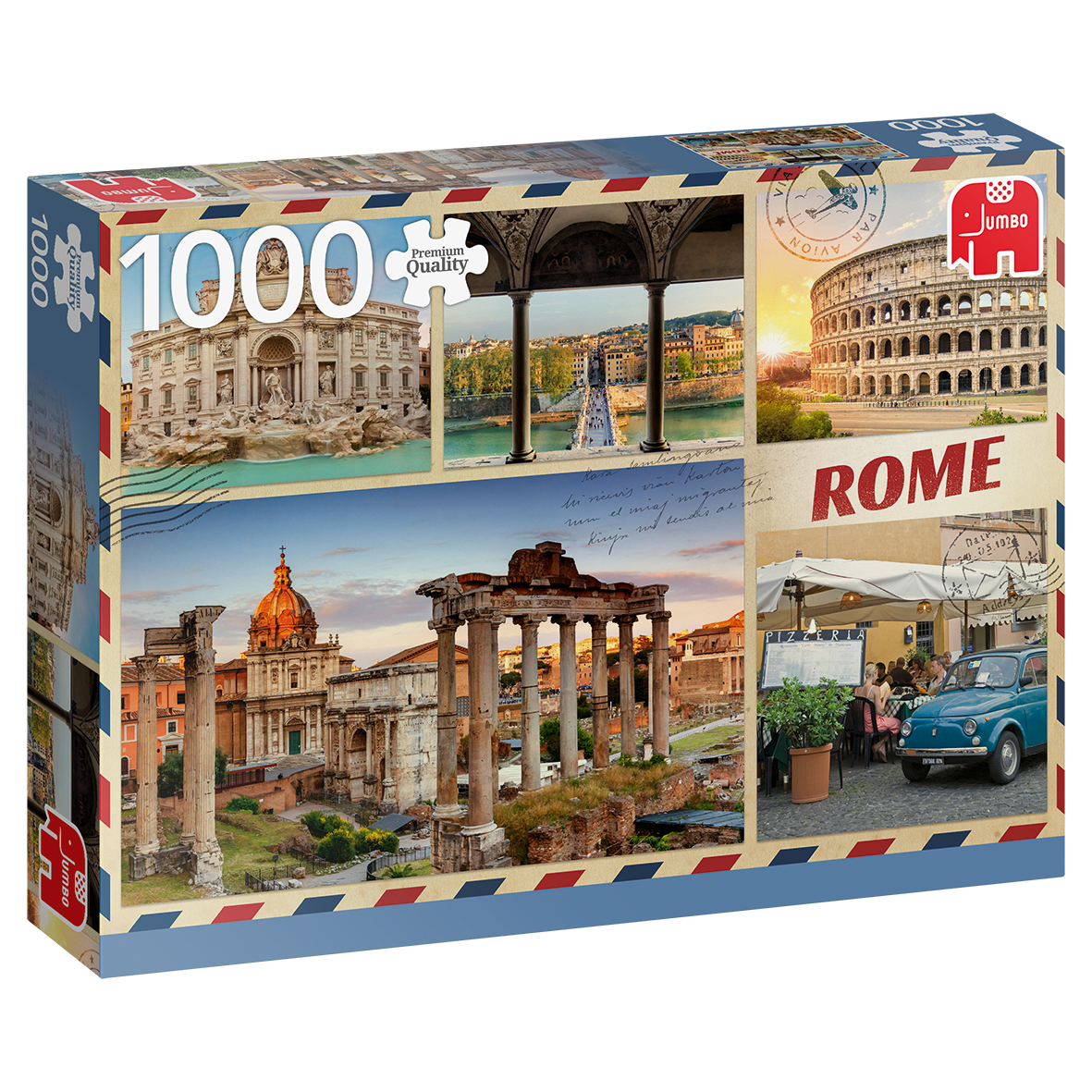 Jumbo Spiele 18862 - Grüße aus Rom - 1000 Teile Puzzle