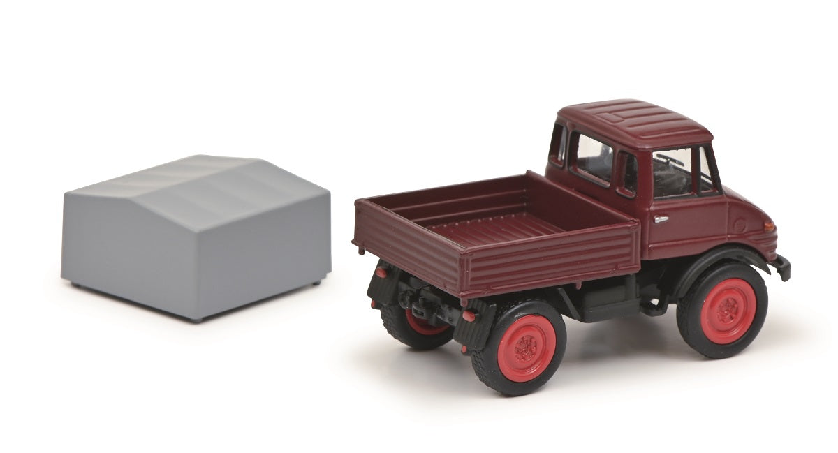 Schuco 452660900 - Unimog U406 rot, 1:87 - Modellauto