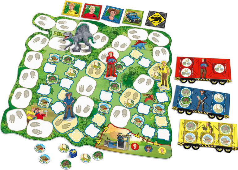 Schleich, Dinosaurs, Die rasante Dino-Rallye - Kinderspiel