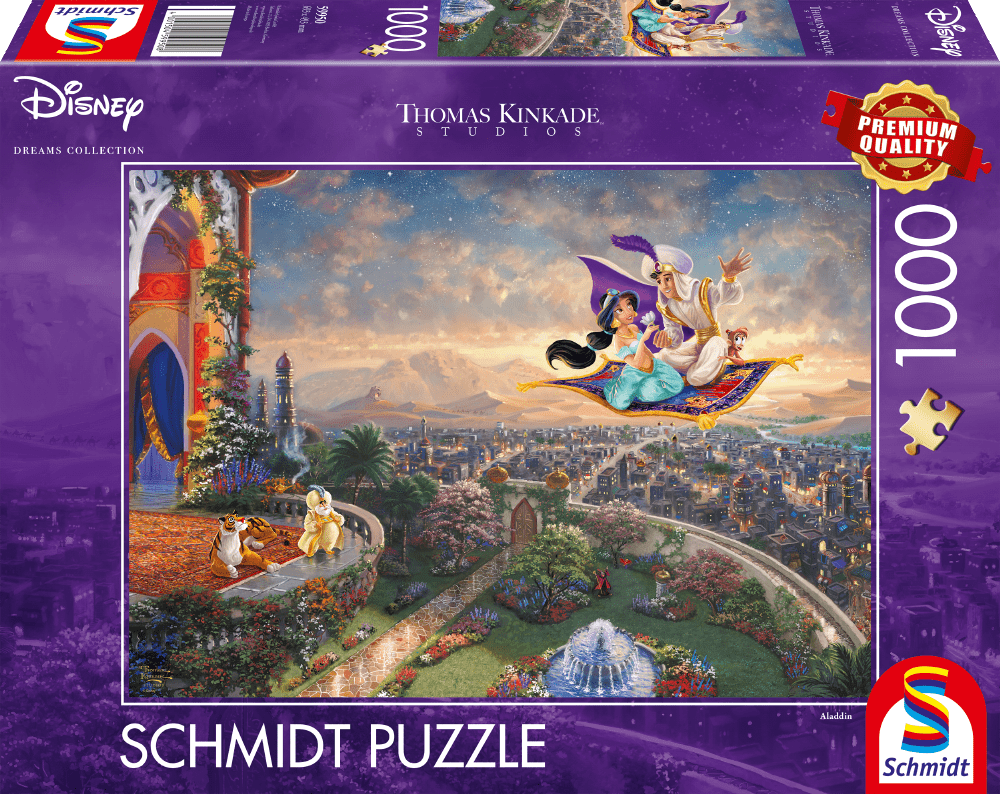 Disney, Aladdin - 1000 Teile Puzzle (Thomas Kinkade)