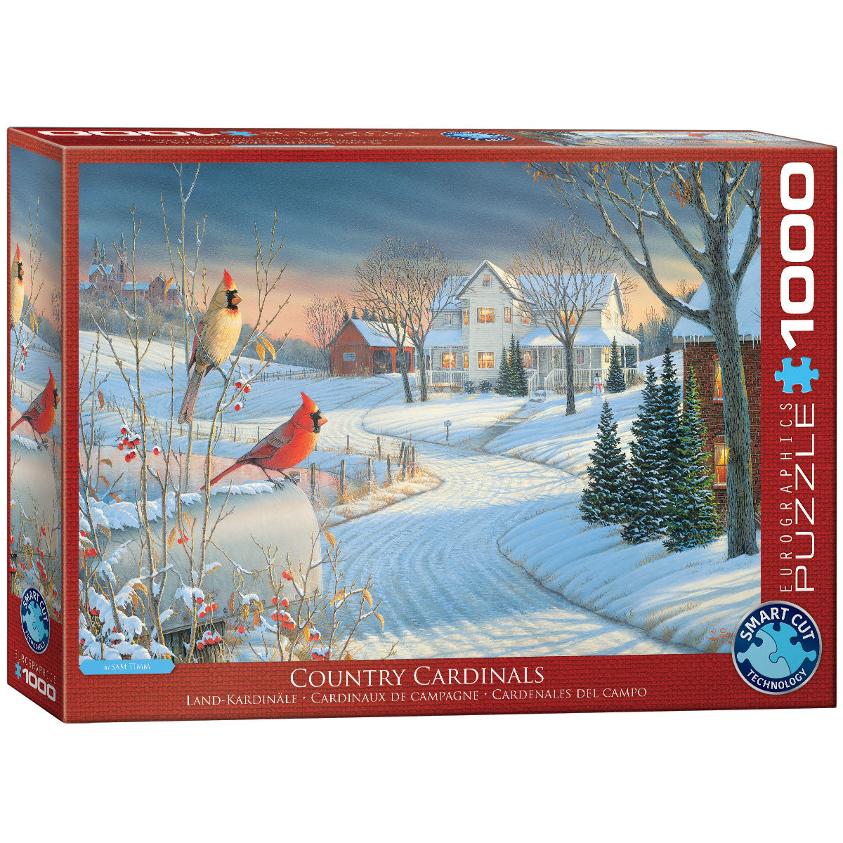Landkardinäle von Sam Timm 1000 Teile Puzzle