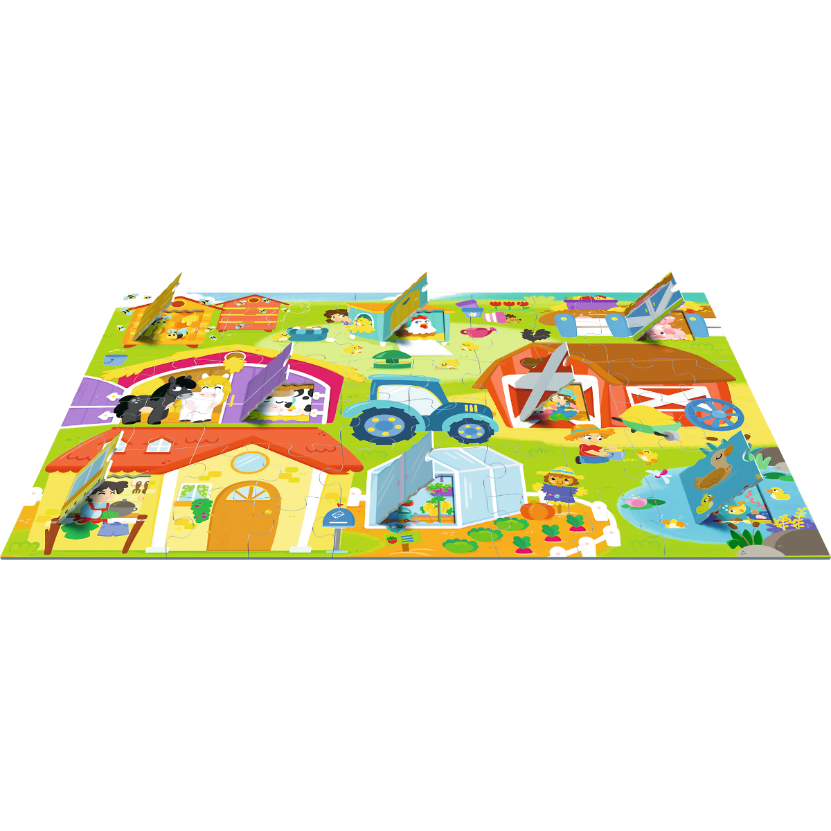 Flip-Flap - Puzzle - Auf dem Bauernhof - 36 Teile