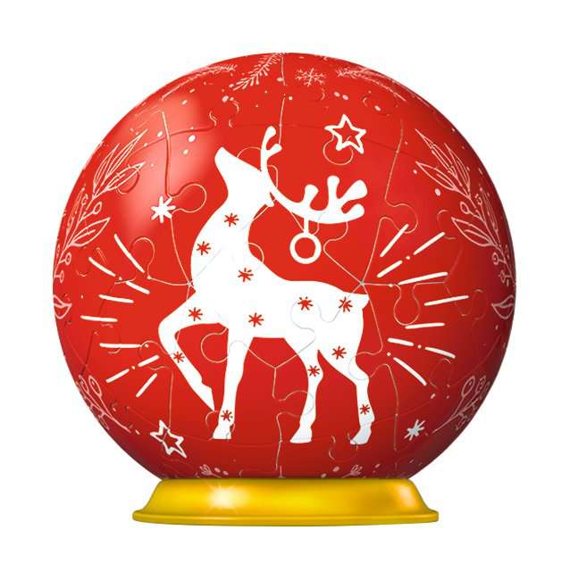 Rentier - 3D Puzzle Ball - 54 Teile