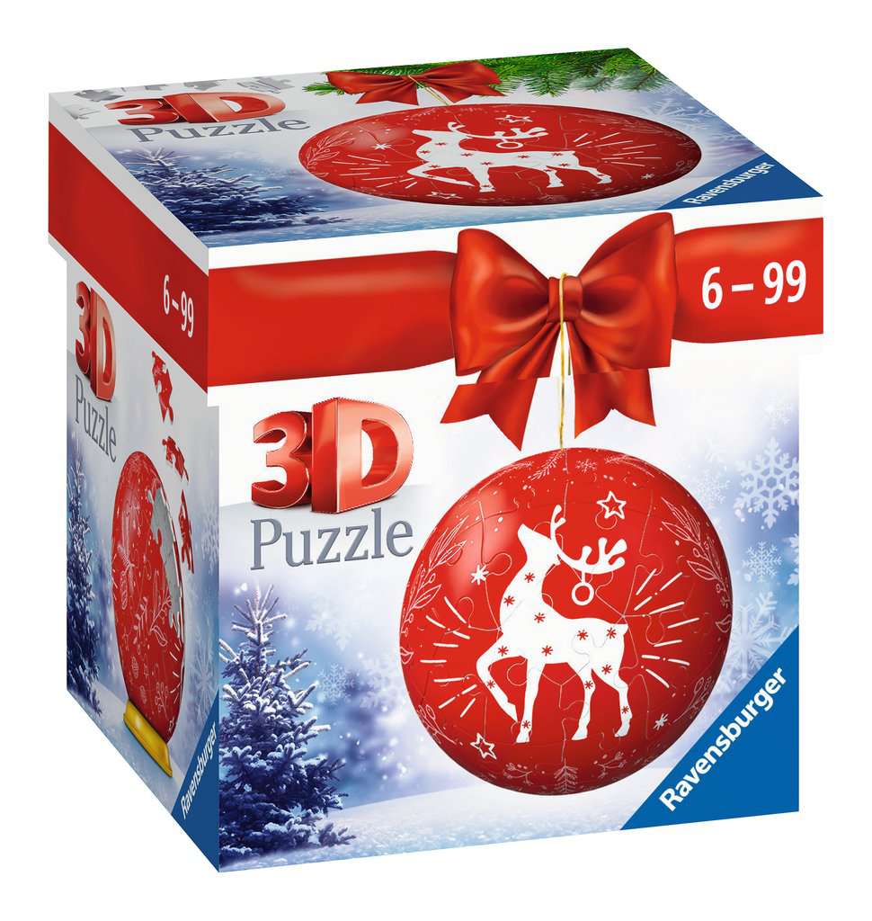 Rentier - 3D Puzzle Ball - 54 Teile