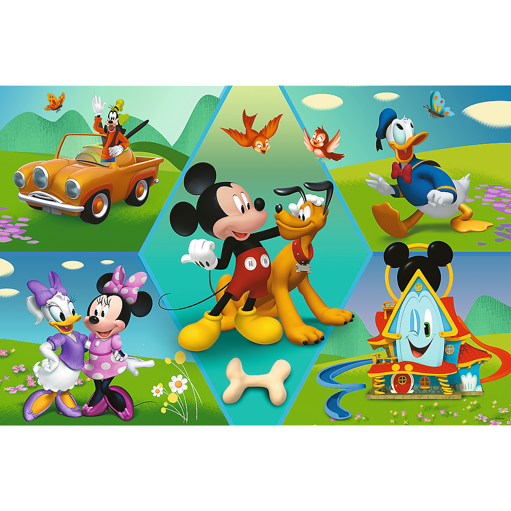 Mickey Mouse - Junior Super Shape XXL Puzzle 60 Teile