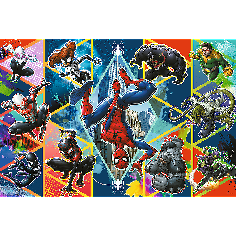 Marvel Spiderman - Junior Super Shape XL Puzzle 160 Teile