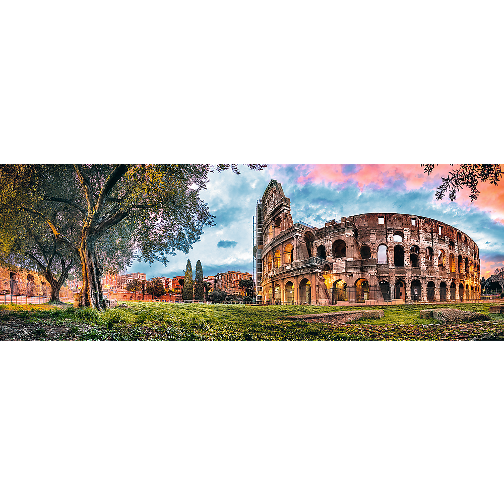 Kolosseum im Morgengrauen - Panorama Puzzle 1000 Teile