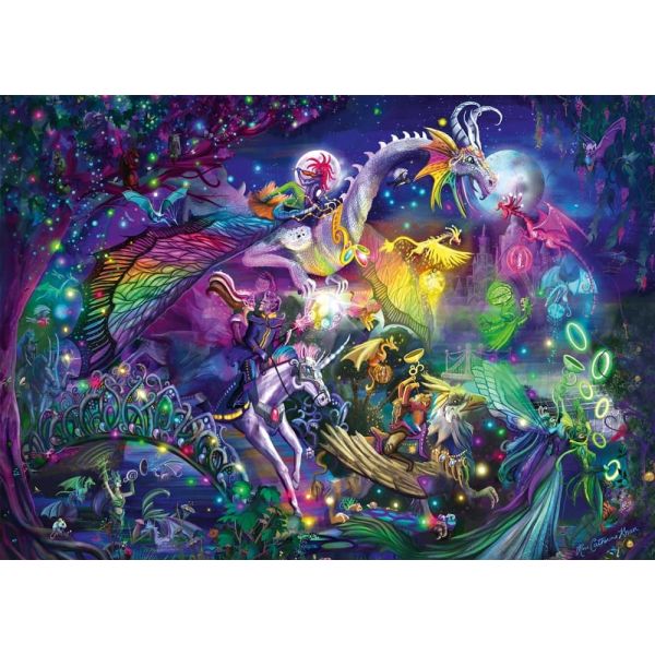 Sommernachtszirkus - Puzzle 1000 Teile - Rose Cat Khan