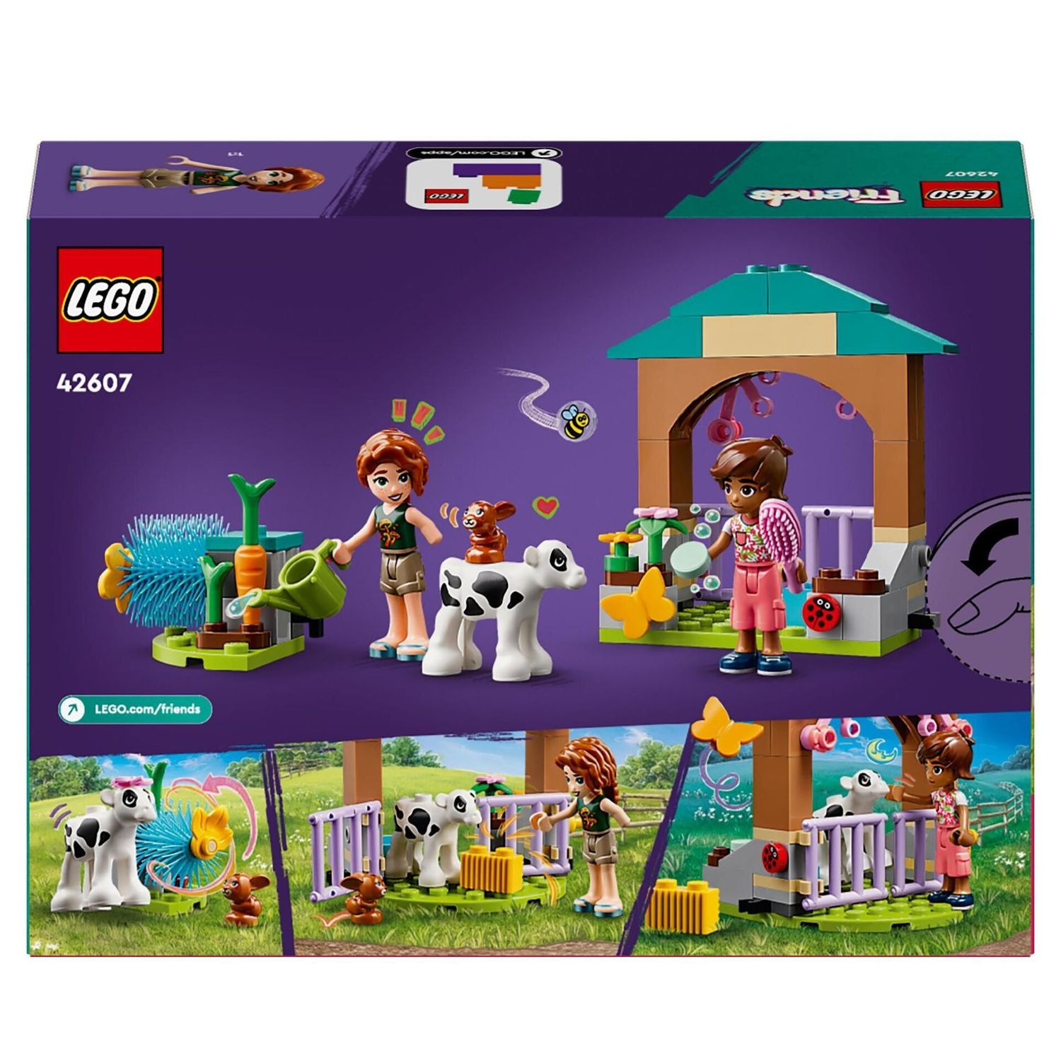 LEGO® 42607 Friends - Autums Kälbchenstall (79 Teile)