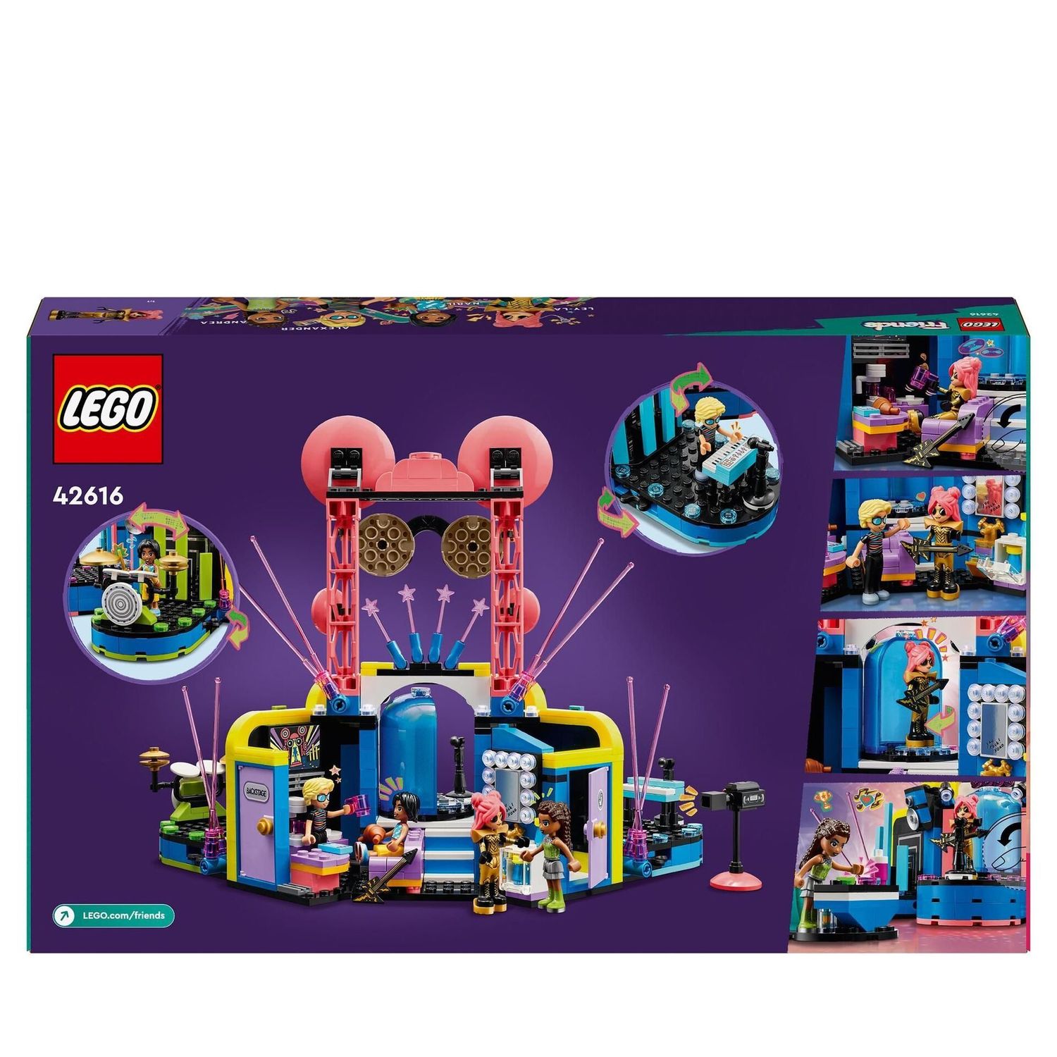LEGO® 42616 Friends - Talentshow in Heartlake City (669 Teile)
