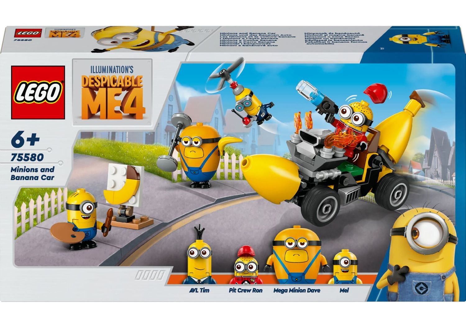 LEGO® Minions Despicable 4 75580 - Minions und das Bananen Auto (136 Teile)