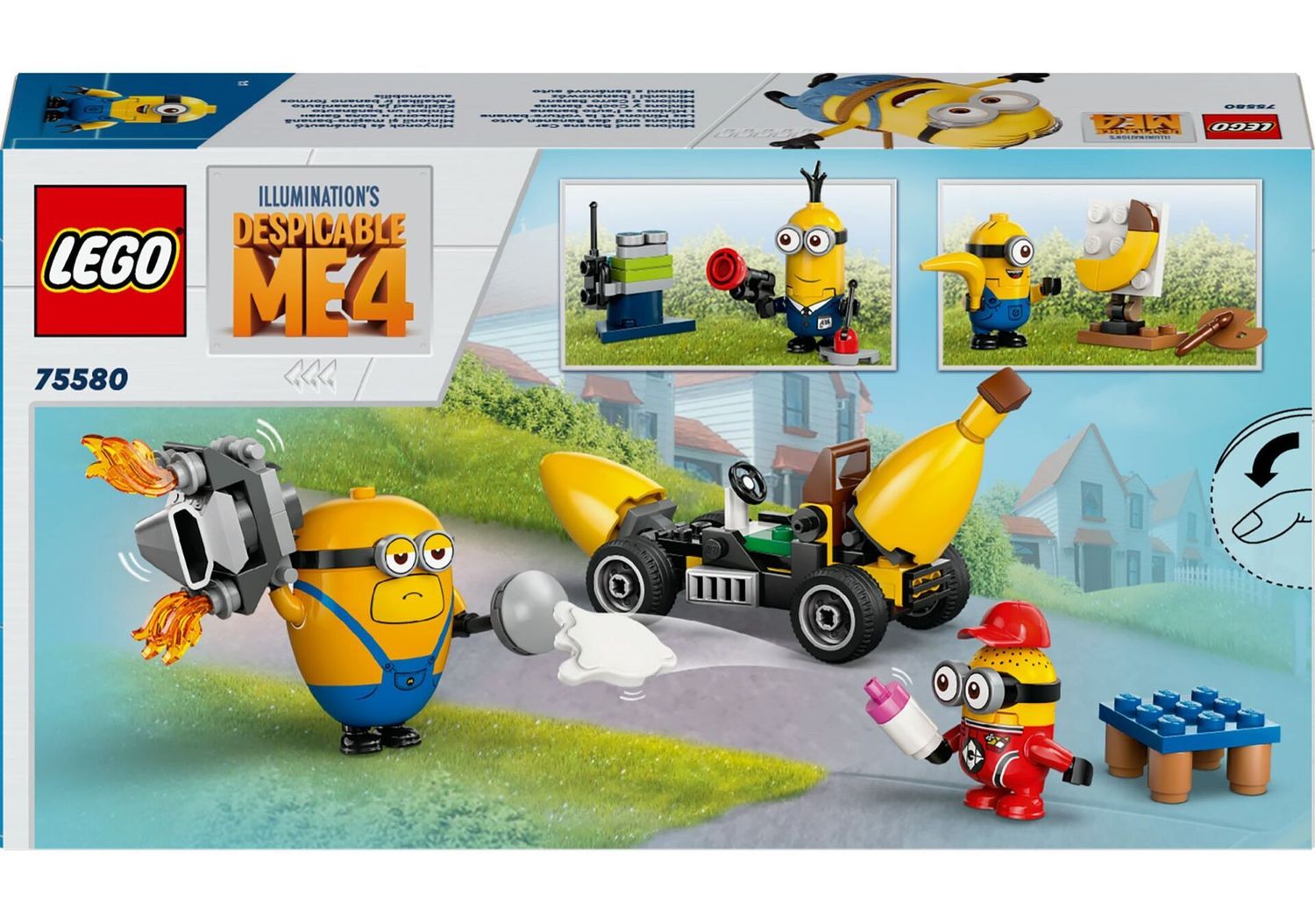 LEGO® Minions Despicable 4 75580 - Minions und das Bananen Auto (136 Teile)