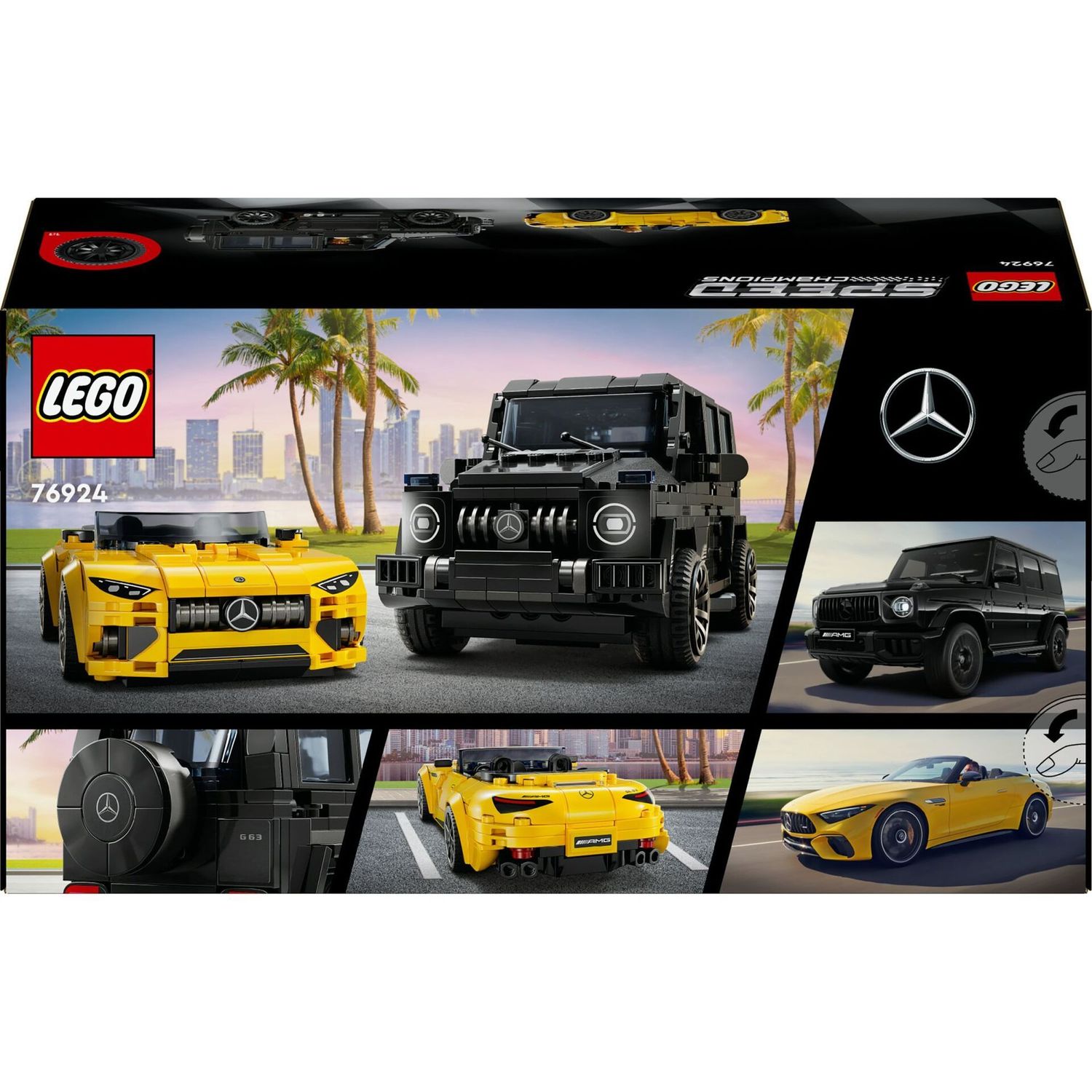 LEGO® Speed Champions 76924 - Mercedes-AMG G 63 & Mercedes-AMG SL 63 (808 Teile)