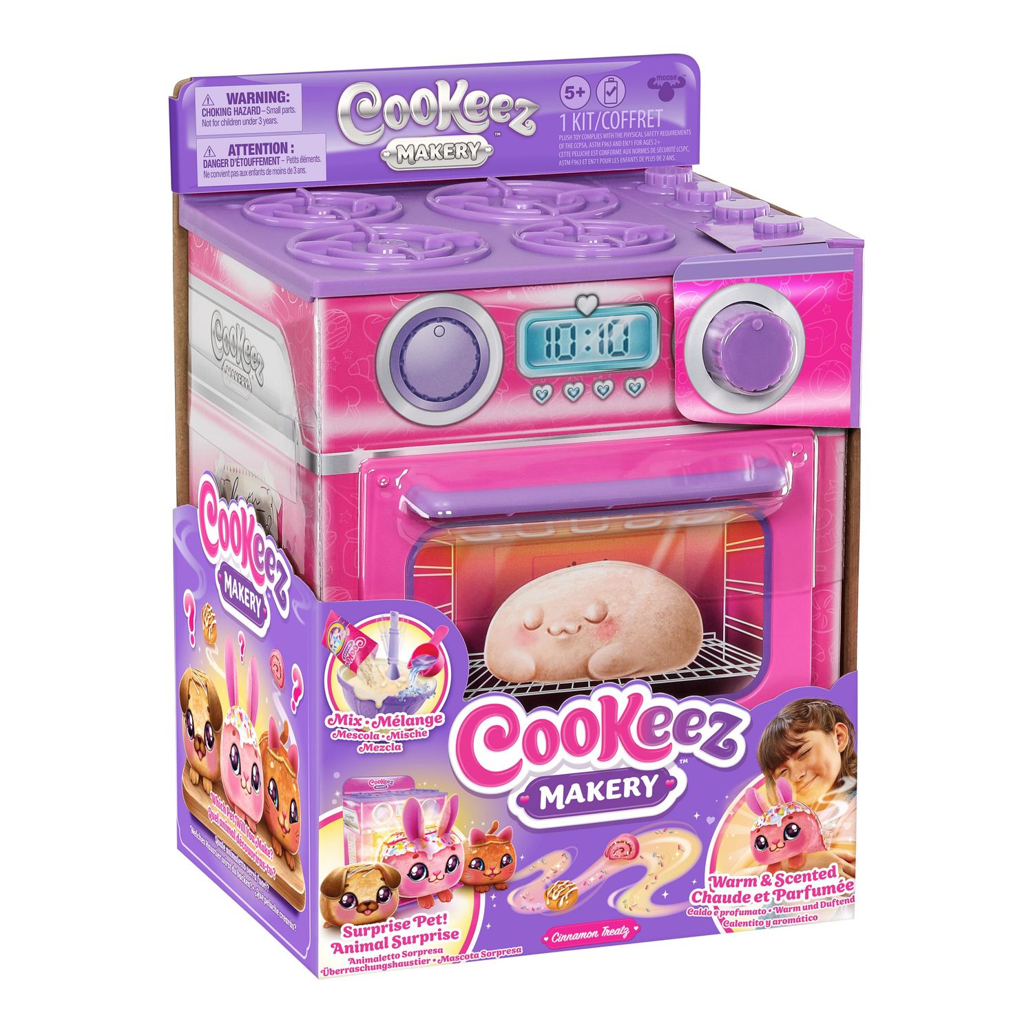 Cookeez Makery – Ofen-Spielset (Kuchen Zimt/Pink)