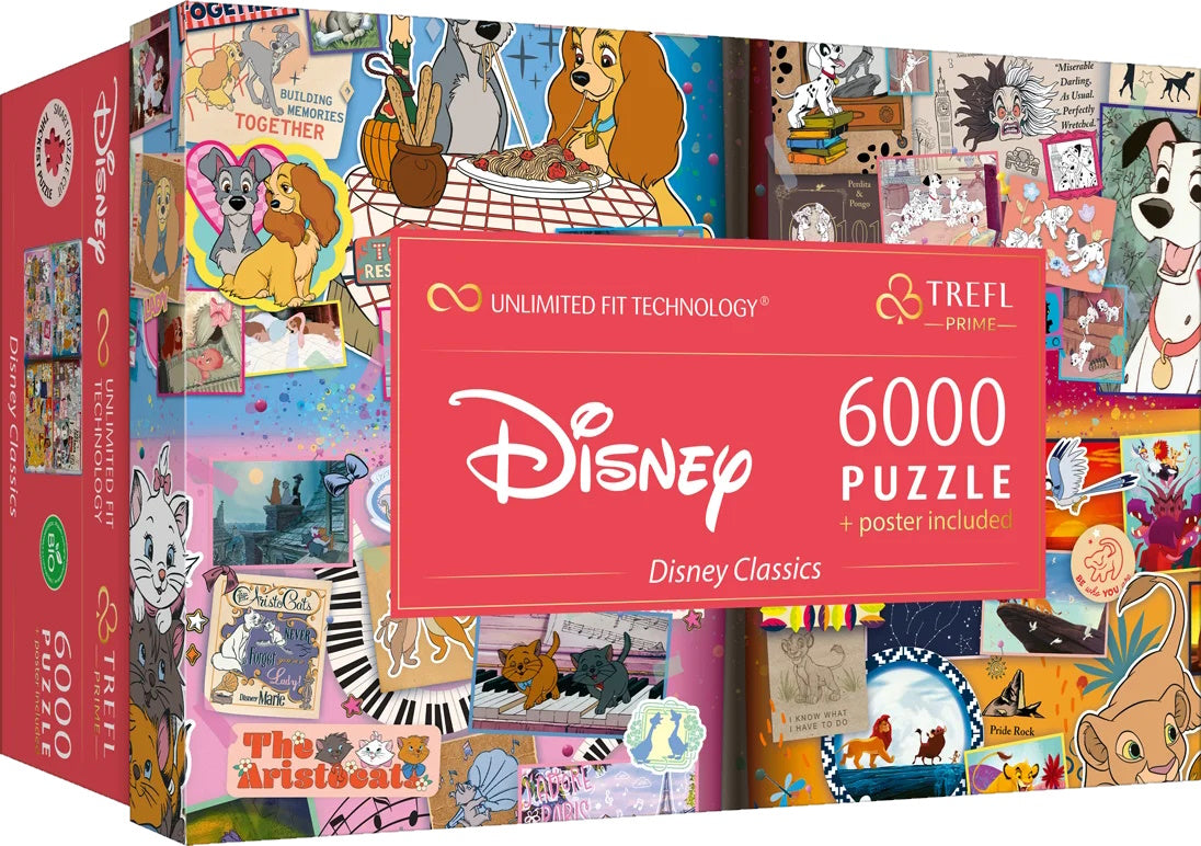 The Great Book of Disney - UFT Puzzle - 6000 Teile