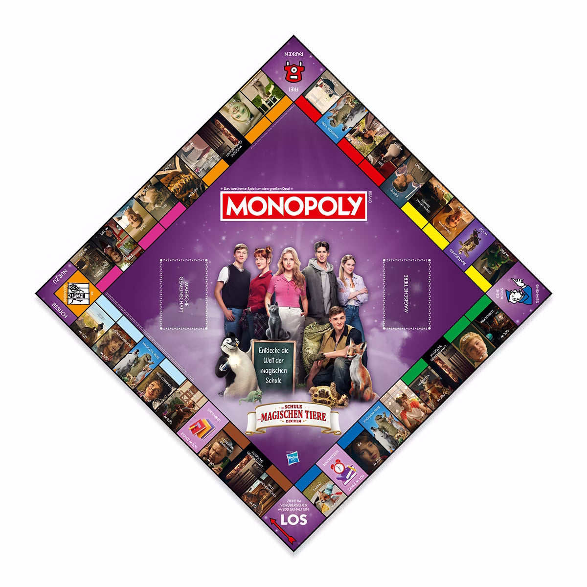 Winning Moves 57738 - Monopoly: Die Schule der magischen Tieren - Brettspiel