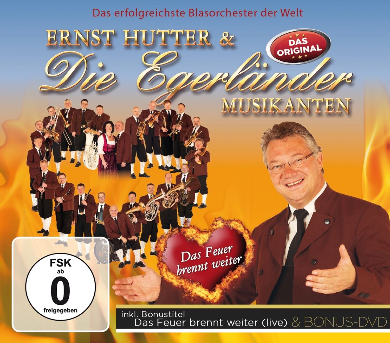 Ernst Hutter & die Egerländer Musikanten - Das Feuer brennt weiter - Deluxe Edition CD+DVD