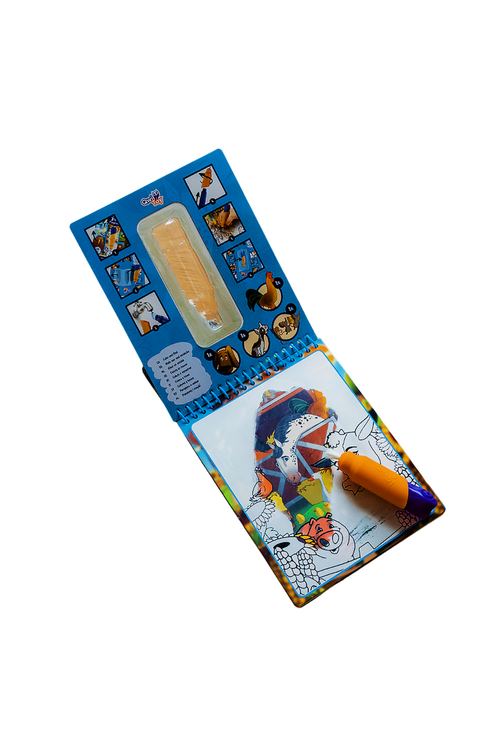 Qwi Toy 3 in 1 Spielbuch - Tiere