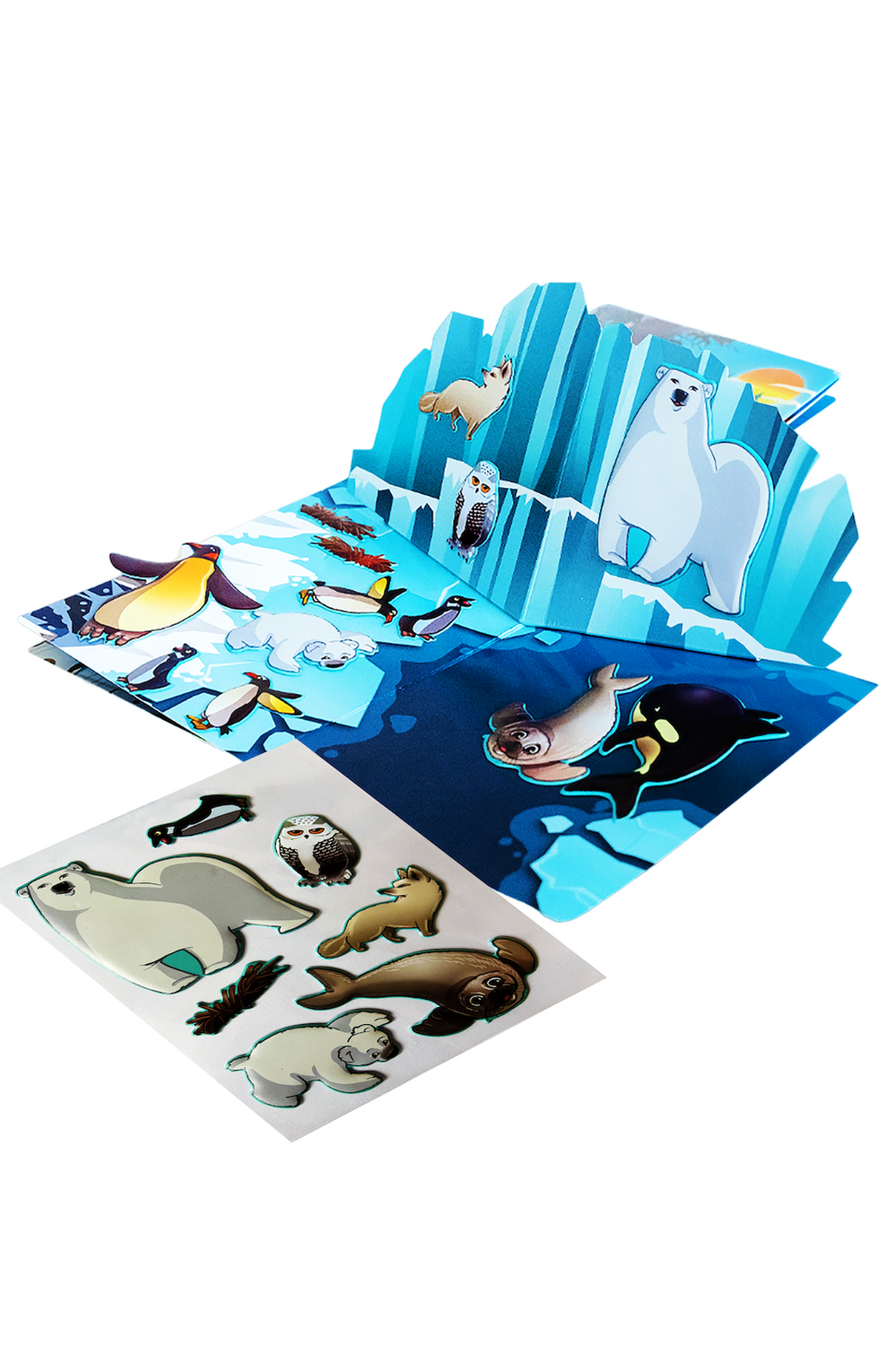 Qwi Toy 3 in 1 Spielbuch - Tiere