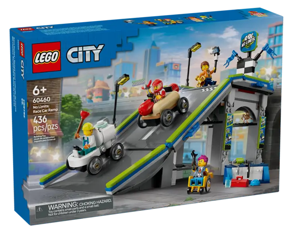 LEGO® City Fahrzeuge 60460 - Keine Limits: Seifenkistenrennen mit Rampe (436 Teile)