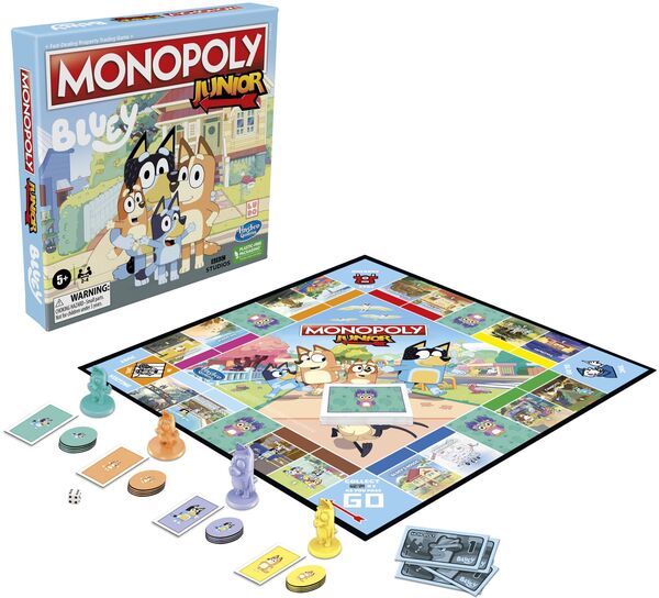 Hasbro F5687100 - Monopoly Junior Bluey