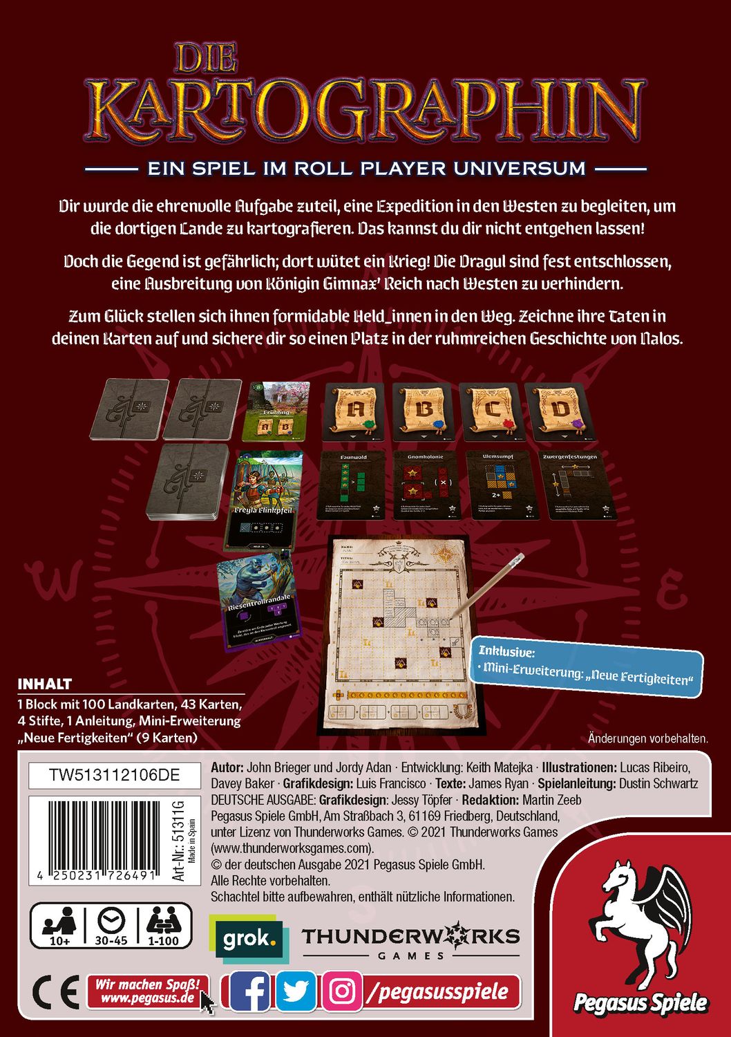 Die Kartographin - Kennerspiel