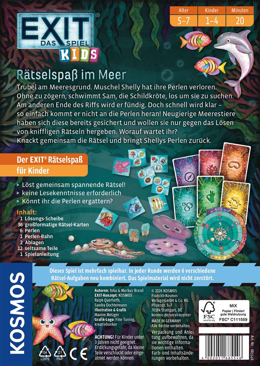 EXIT – Das Spiel Kids: Rätselspaß im Meer – Kinderspiel