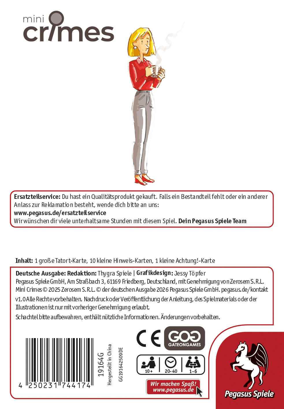 MiniCrimes – Unsichtbarer Eindringling – Familienspiel