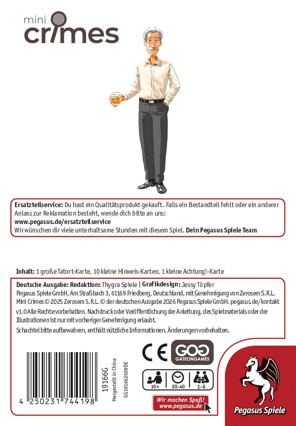 MiniCrimes – Blutiger See – Familienspiel