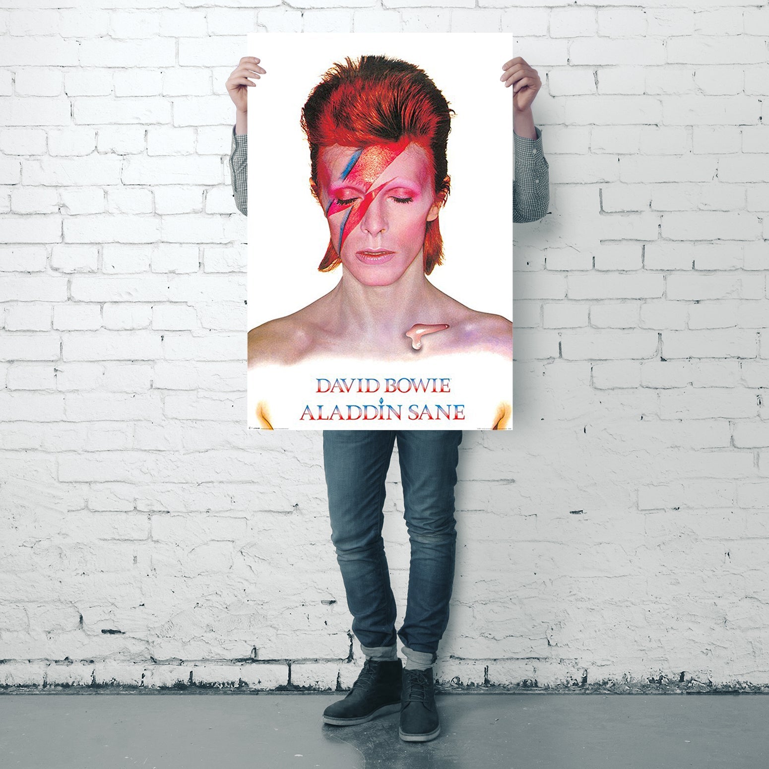 David Bowie Aladdin Sane Poster