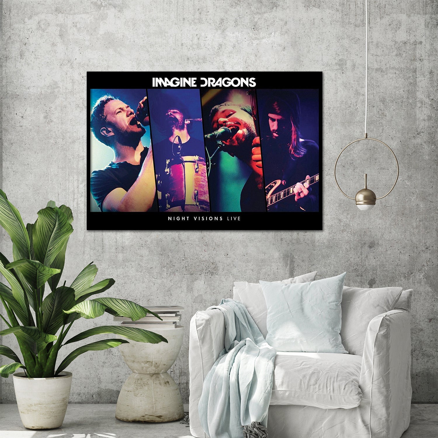 Imagine Dragons Night Visions Live Poster