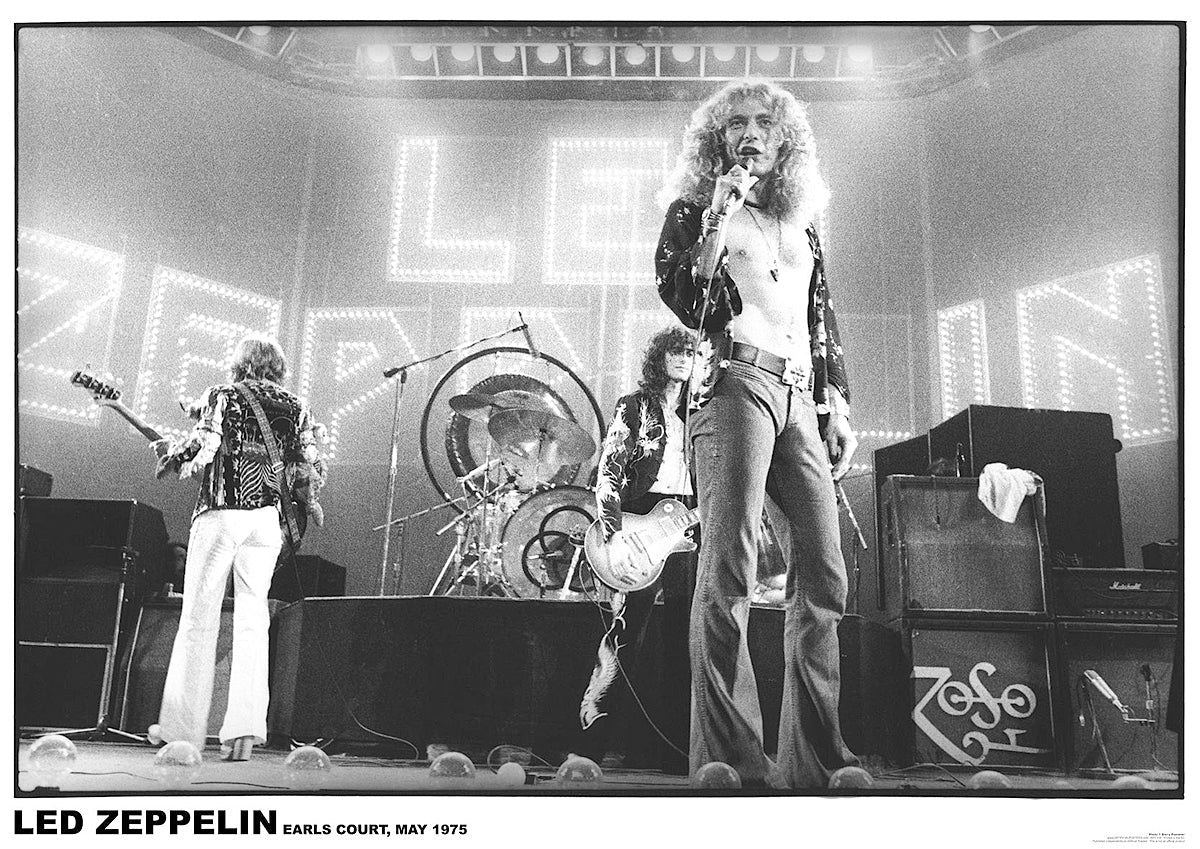 Led Zeppelin Earls Court, Mai 1975 Poster