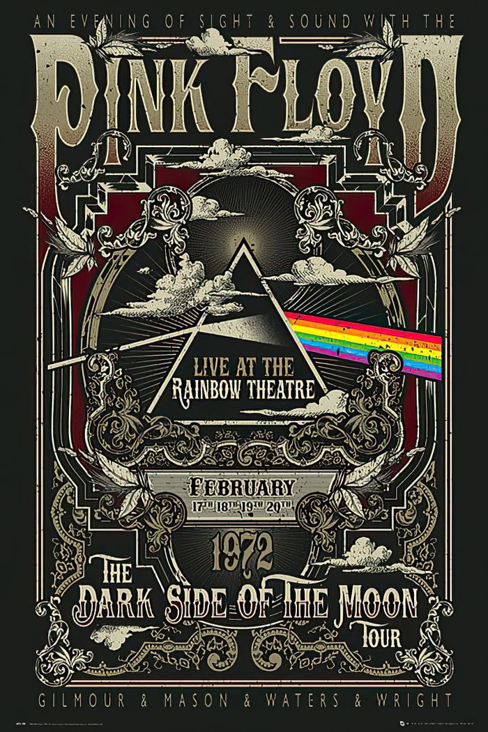 Pink Floyd Live at the Rainbow Theatre, London Poster