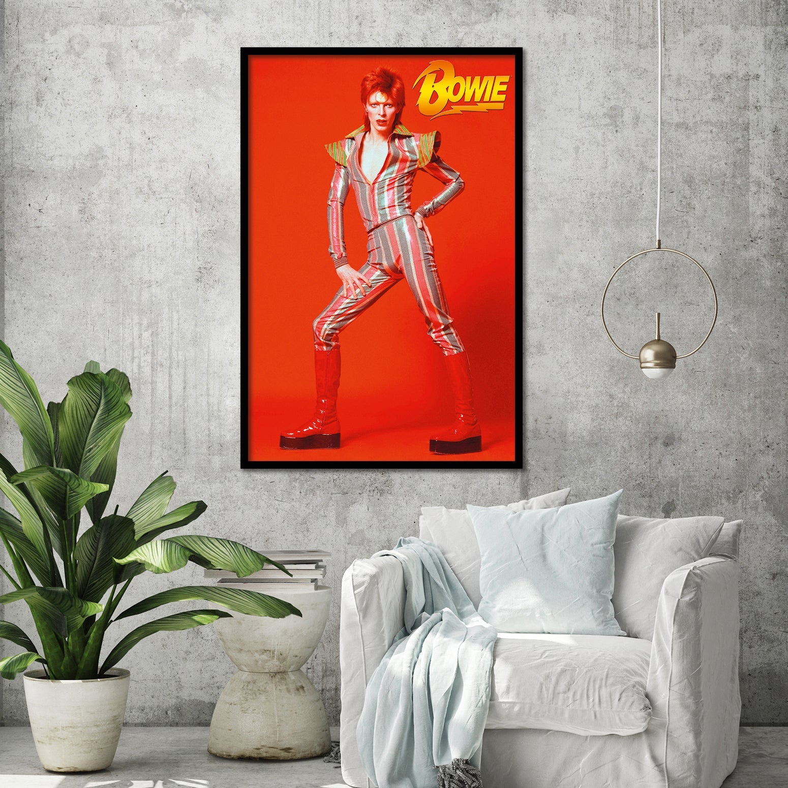 David Bowie Glam Poster