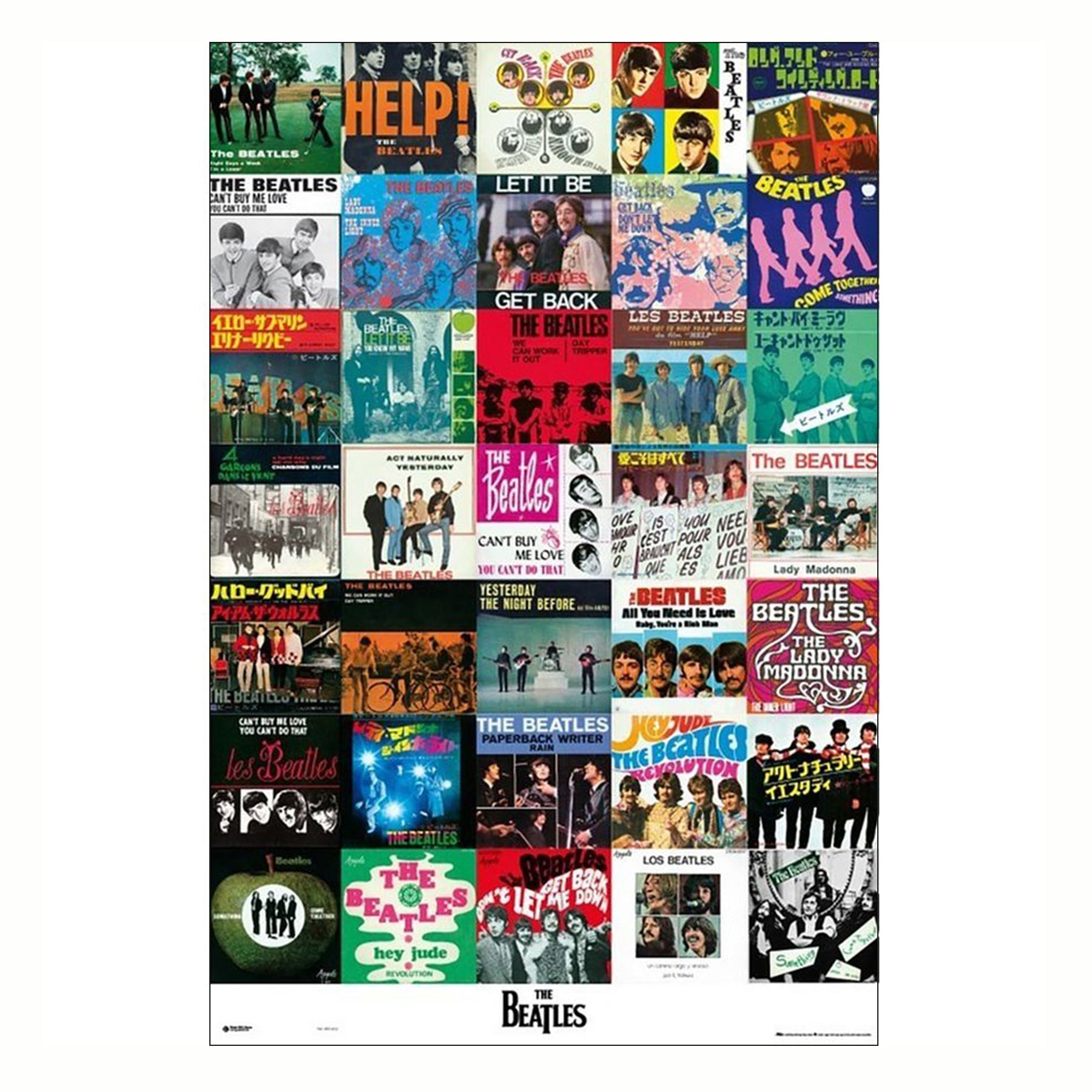 The Beatles Beatles Singles Poster