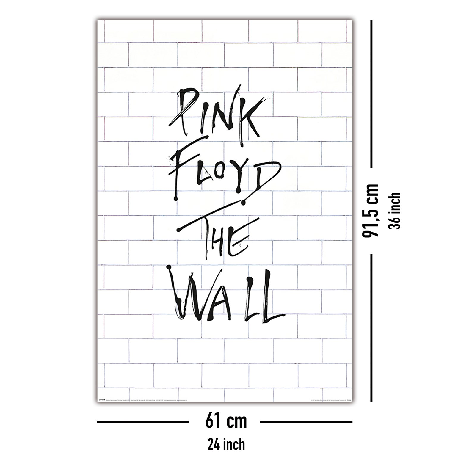 Pink Floyd The Wall LP Album Cover Poster