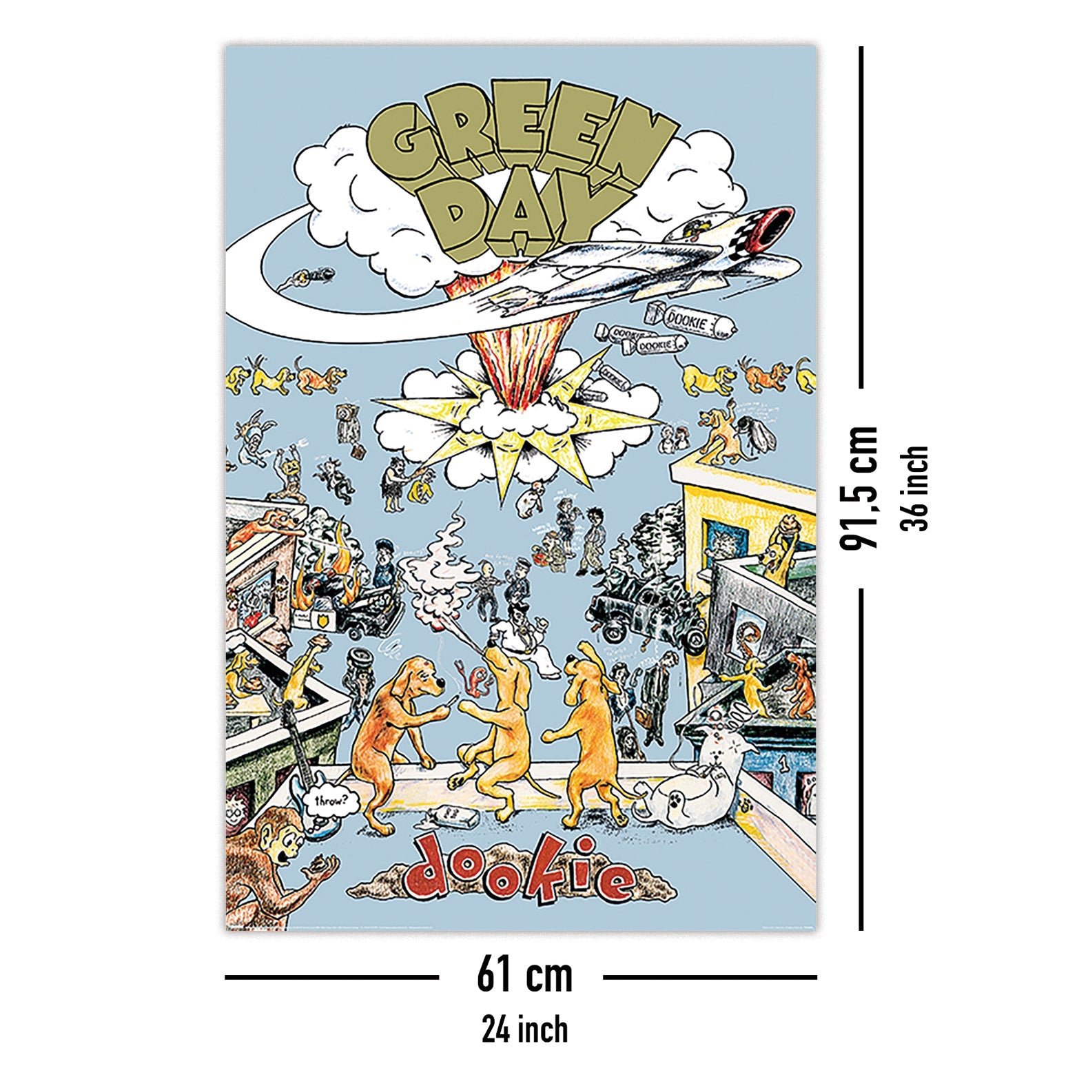 Green Day Dookie Poster