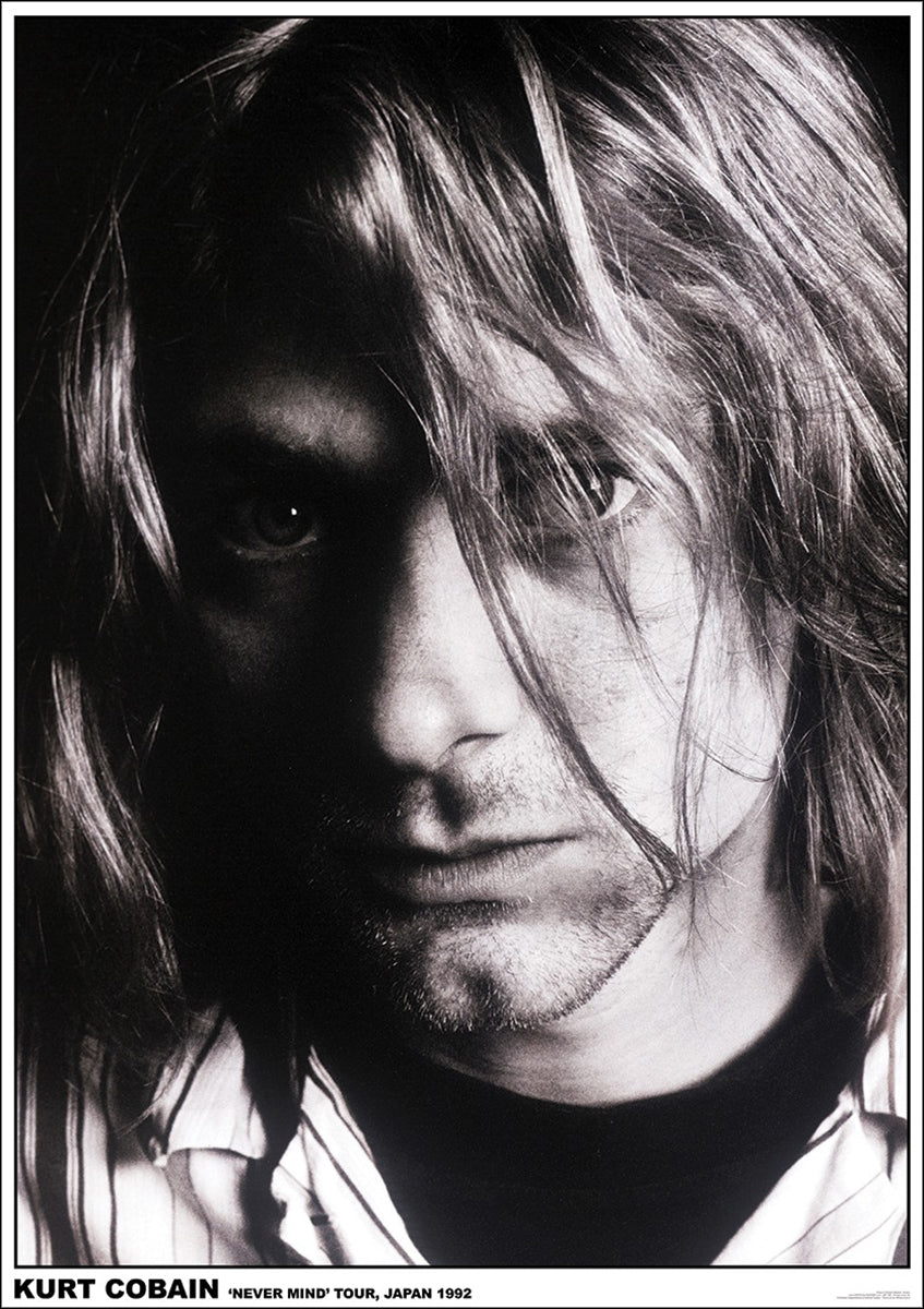 Nirvana Kurt Cobain 'Never Mind' Tour, Japan 1992 Poster