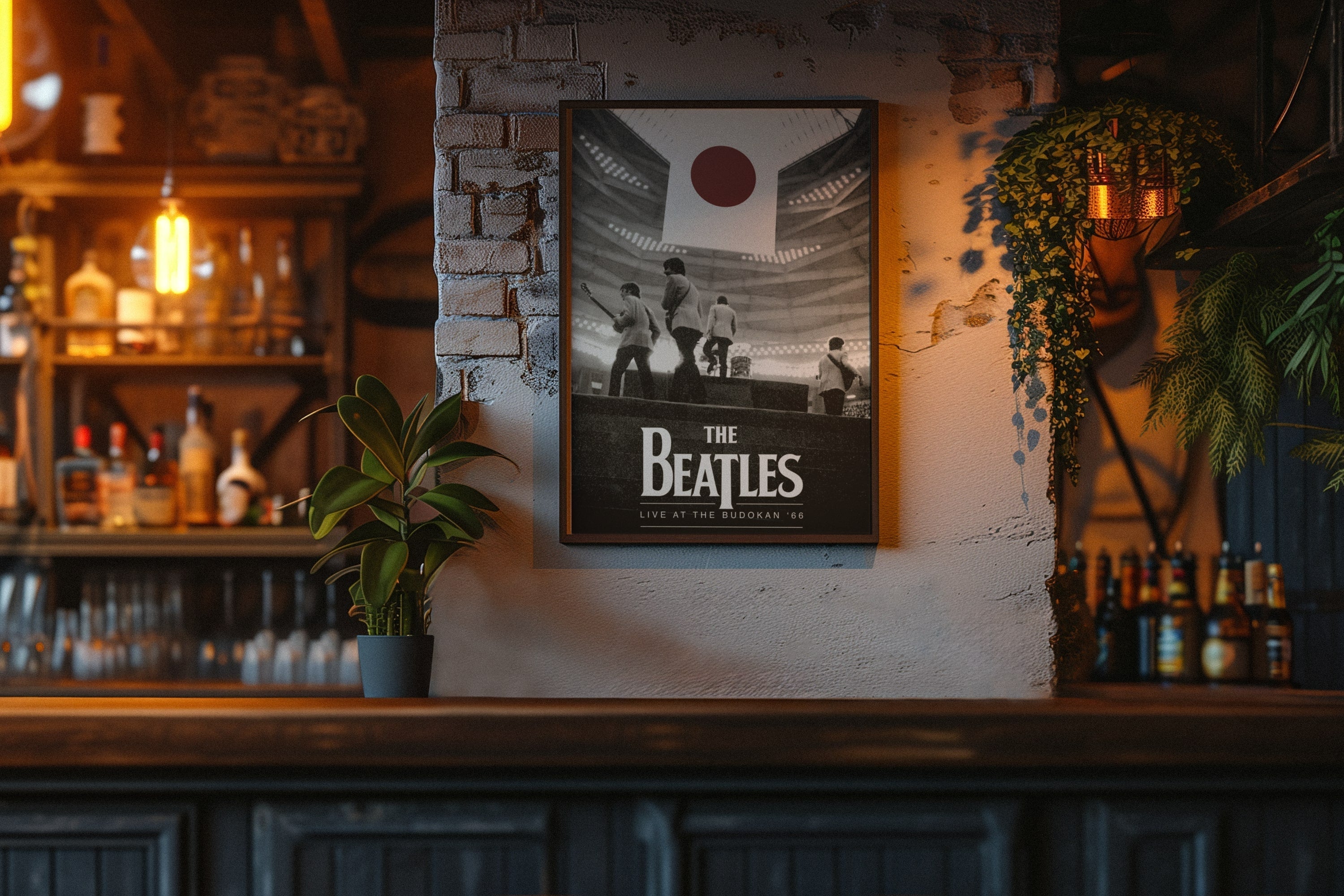 The Beatles Live At Budokan 1966 Poster