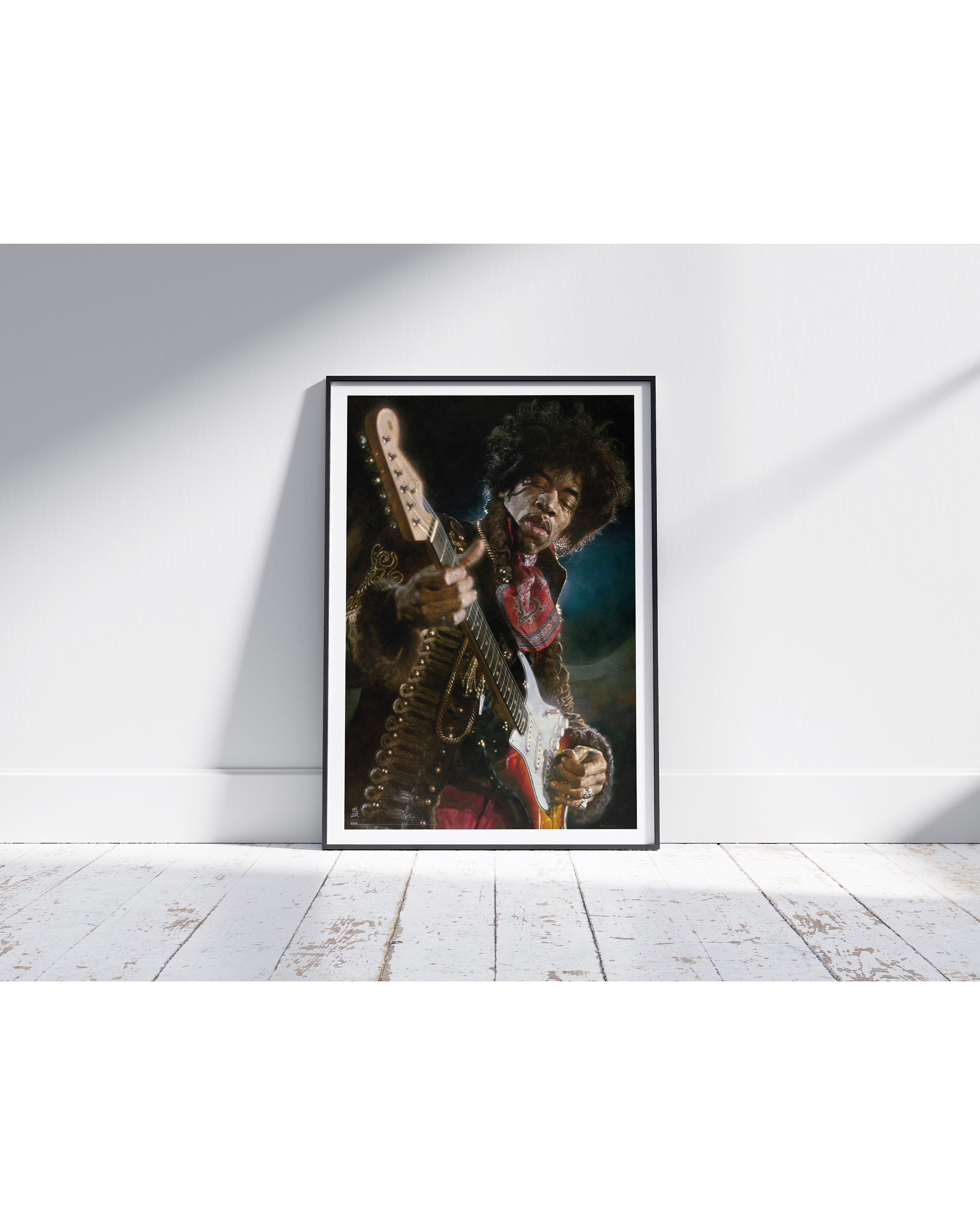 Jimi Hendrix Sebastian Krüger Karikatur Poster