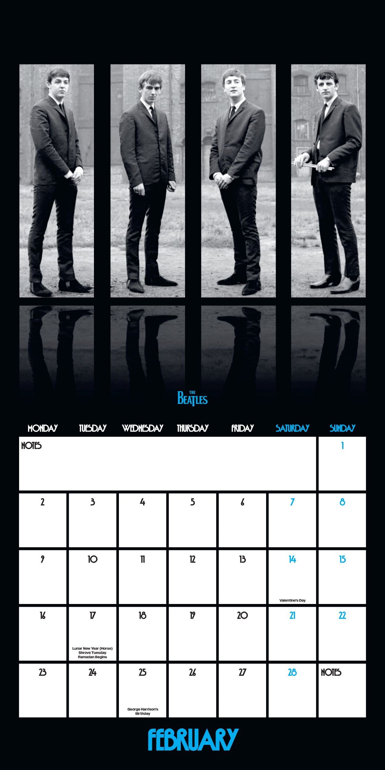 The Beatles 2026 Kalender