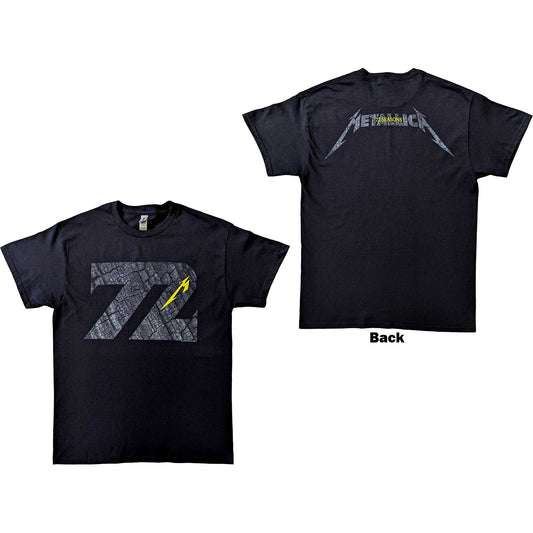 METALLICA - 72 Seasons Charred Logo T-Shirt Official Merchandise Neu Top